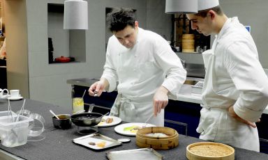 Daniel Canzian al lavoro, la foto è di Tanio Liotta
