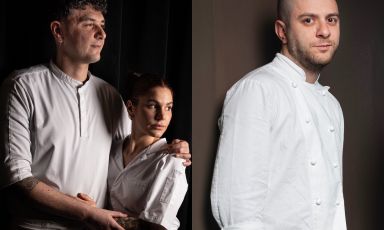 I protagonisti delle due cene in programma il prossimo 20 maggio rispettivamente da Eataly Smeraldo Milano, e Terra Eataly Roma Ostiense: dal Substance di Parigi, Aurora Storari e Flavio Lucarini, mentre dal ristorante ALTO Rooftop, a Cervia, lo chef&nbsp;Leonardo D'Ingeo
