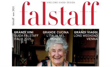 Un estratto della prima copertina di Falstaff Italia
