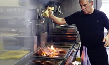 Victor Arguinzoniz al lavoro
