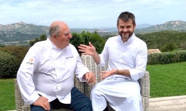 Luigi Bergeretto ed Enrico Batolini al Petra Segreta

