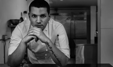 Miguel Warren, 25, from Medellín. He’s one of the emblems of the Colombian gastronomic nouvelle vague 

