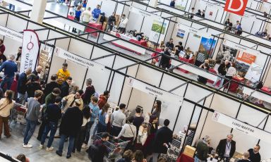 Uno scatto dalla 13ª edizione del Mercato dei Vini dei Vignaioli Indipendenti FIVI. Foto Michele Purin
