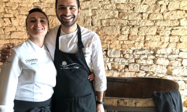 Lina Maffia e Giuseppe Lamanna, anime della cucina del Ca' del Moro Wine Retreat, a Grezzana in Valpantena (Verona)
