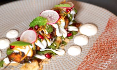 Il Celeriac Chaat di Ritu Dalmia, chef del ristorante Cittamani a Milano
