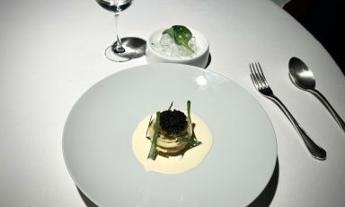 Un abbinamento perfetto, lo Spaghetto freddo dello chef Mario Affinita e il Martini di Lucio D'Orsi
