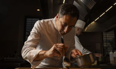 Lo chef Fabio Abbattista 
