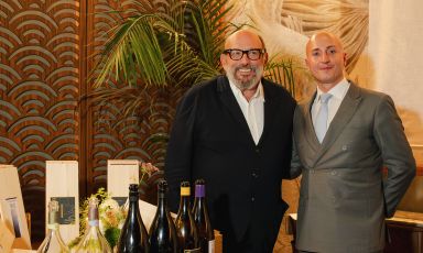 Maurizio Zanella, fondatore di Ca' del Bosco e Raffaele Silvestre, Head of Wine del gruppo Sunset Hospitality
