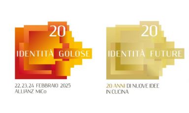 I nuovi loghi di Identità Milano (li abbiamo presentati qui), con a destra quello speciale e celebrativo, per i vent'anni del congresso che per l'occasione racconterà le Identità Future
