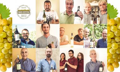 I volti dell’Associazione Produttori di Nas-cëtta del Comune di Novello, nata nel gennaio 2014
