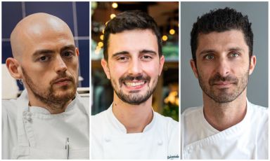 Davide Caranchini, Stefano Guizzetti ed Edoardo Traverso: insieme per una serata speciale il 1 ottobre.Un unico orario di prenotazione alle ore 20:00, menu a 85 euro a persona, vini inclusi. Per prenotare il vostro tavolo, visitate il sito dell'Hub
