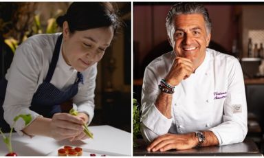 Carlotta Aggio, dal Pelagio del Four Seasons di Firenze, e Fortunato Amatruda di Anima Romita a Crema, saranno a Identità Golose Milano giovedì 25 settembre per Sanpellegrino Table. Prenotazioni qui
