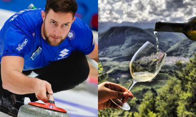 Amos Mosaner, il trionfo nel curling, le Olimpiadi invernali e i vini della Val di Cembra
