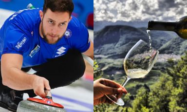 Amos Mosaner e la viticoltura nella sua Val di Cembra: Nereo Pederzolli ci racconta il filo rosso che unisce l'oro azzurro nel curling a Pechino e una tradizione enologica d'eccellenza
