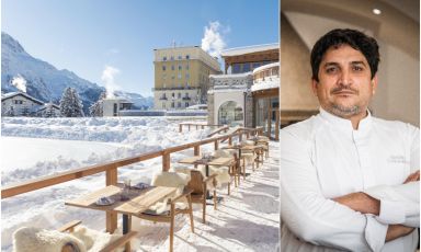 The Kulm Hotel in Sankt Moritz and chef Mauro Colagreco
