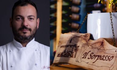 Savino Troìa è lo chef e patron del ristorante Il Sorpasso a Castiglioncello (Livorno)
