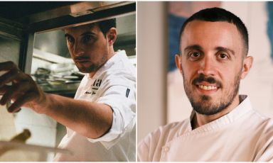 Antonio Ziantoni e Christian Marasca, chef e pastry chef di Zia, a Roma

