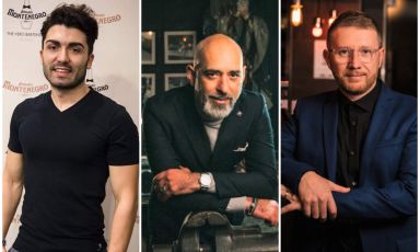 Dopo Raffaele Caruso, Christian Sciglio e Sonja Scrudato (leggi qui), altri tre bartender siciliani ci raccontano altrettanti cocktail da fare a casa. Sono, da sinistra, Mattia Cilia, Michele Salerno e Luciano Ferlito, rispettivamente del Mixology's Living Room Academy di Ragusa, del Kajiki di Messina e del Romano Palace Luxury Hotel di Catania