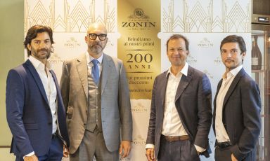 Francesco Zonin, Pietro Mattioni, Domenico e Michele Zonin
