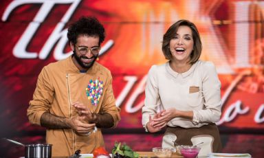 On many occasions chef and pastry chef Franco Aliberti was invited by Lisa in the daily show she runs live from Expo Milano 2015, broadcasted on RAI3 until 5th September from Monday till Friday at 12.30 pm (Credits: The CooKing Show, photos by Abraham Caprani) 
