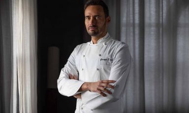 Giuseppe D'Errico, tornato in Italia dopo anni e dal marzo scorso nuovo chef de La Madernassa a Guarene (Cuneo), due stelle Michelin
