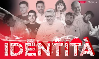 Appuntamento a L'Aquila sabato 3 ottobre con TEDxL'Aquila, il tema sar&agrave; Identit&agrave;. Gli speech saranno inframmezzati da assaggi di piatti e prodotti identitari, a cura di grandi chef abruzzesi
