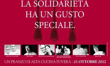 I protagonisti del pranzo benefico in programma domenica 21 ottobre nella mensa dell'Opera San Francesco per i Poveri in via Concordia 3 a Milano. Il ricavato dell'iniziativa, realizzata in collaborazione con Identità Golose, andrà a sostenere l’attività della mensa che prevede 180 posti a sedere offrendo più di 2300 pasti al giorno.