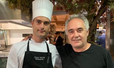 Federico Altomani con Ferran Adrià
