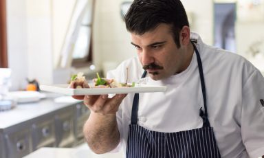Maurizio D'Andretta, chef da febbraio 2017 del Q33 al Tenimento al Castello di Sillavengo (Novara)
