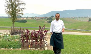 Alessandro Dal Degan, chef-patron de La Tana Gourmet di Asiago
