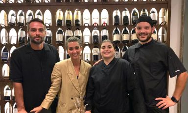 Il team di Primo Restaurant: Marco Borrelli, Silvia Antoniazzi, Solaika Marrocco e Manuel Apollonio - Foto: Vat
