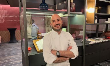 La cucina ricercata di Andrea Levratto al Porto Pojana ristorante Terminus sul lago di Lugano