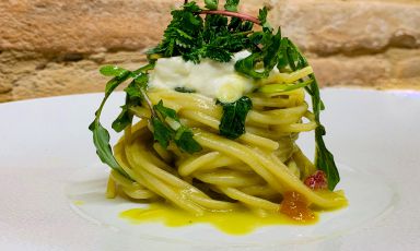 Spaghetti all'olio: il piatto della primavera di Michele Biagiola
