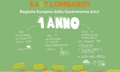 ERG - European Region of Gastronomy è un progetto internazionale per la valorizzazione dei migliori territori della gastronomia nel continente: per il 2017 le province di Bergamo, Brescia, Cremona e Mantova, raccolte sotto l'insegna "East Lombardy" ne saranno protagoniste
