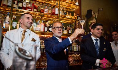 L'inaugurazione del Bar Artemisia è stata una serata per celebrare il "Maestro" Salvatore Calabrese e tutti i colleghi della città di Firenze (foto credits Marco Cellai)
