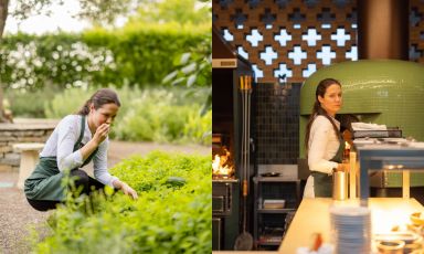 Jessica Rosval, chef canadese de Al Gatto Verde di Modena, un locale della Francescana Family di Massimo Bottura
