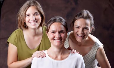 Alessandra, Valentina e Meri Tessari: le tre sorelle conducono l'azienda Suavia
