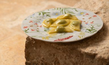 Gnocchi farciti, bieta e limone, tra gli assaggi sorprendenti al ristorante La Farm, del Nina Trulli Resort. Tutte le foto sono a cura di Giulia Di&nbsp;Michele, eccetto dove indicato
