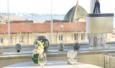La vista dal ristorante Il Piccolo Principe di Viareggio

