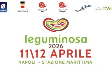 La locandina di Leguminosa 2026 di Slow Food, a Napoli l'11 e 12 aprile 2026
