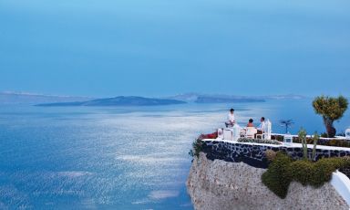 Una suggestiva immagine del ristorante Lycabettus
