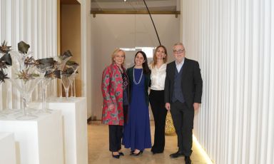 Da sinistra Marilisa Allegrini, Caterina, Carlotta e Giancarlo Mastella
