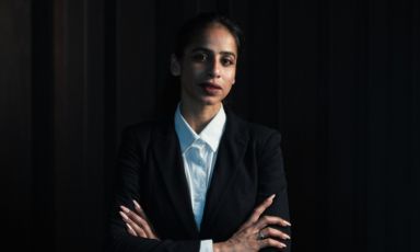 Manjit Kaur, sommelier d'origine indiana, &egrave; da 26 anni nel nostro Paese, da 14 lavora nel mondo del vino, ora al Rebis di Desenzano (Brescia)
