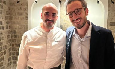 Da sinistra: lo chef Marco Cappiello e il titolare Agostino Gargiulo
