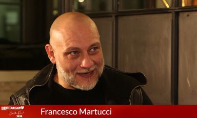 Francesco Martucci at Identità on the road. He 