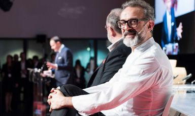 Il dibattito sulla sala voluto da Cantine Ferrari a Identità Milano ha visto tra i propri protagonisti Massimo Bottura
