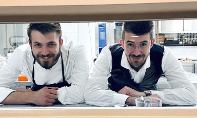 Matteo e Riccardo Vergine, titolari di Grow Restaurant ad Albiate in Brianza
