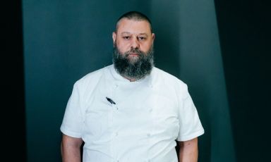 Matteo Fronduti, classe 1980, chef e patron di Manna
(foto Maurizio Camagna)
