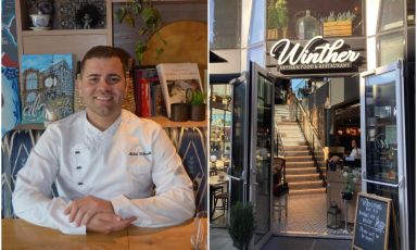 Michele Volpicella, pugliese, &egrave; il pizzaiolo di Winther, due ristoranti e un caseificio a Oslo, Norvegia
