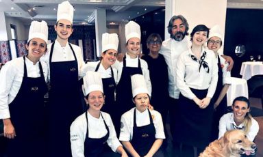 Il team del Miramonti l'Altro, guidato da Philippe Léveillé
